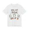Halloween Geese Ghosts - Honk Five Unisex Tee, Fun Graphic Shirt, Casual Wear, Gift for Animal Lovers, Lighthearted Apparel