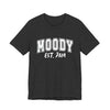 Moody EST. 7AM Graphic Tee | Unisex Short Sleeve T-Shirt, Relaxed T-Shirt for Comfy Days, Perfect Gift for Coffee Lovers, Mood & Vibe Shirt, Casual Wear