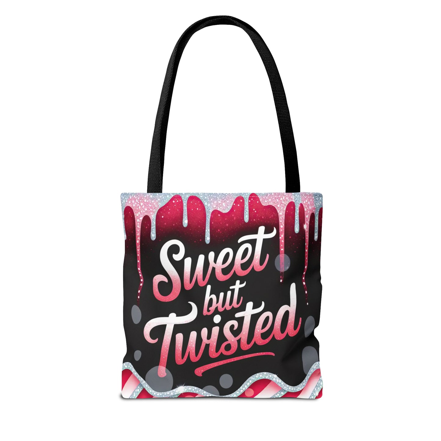 Sweet But Twisted Christmas Tote Bag | Festive Holiday Gift & Shopping Bag