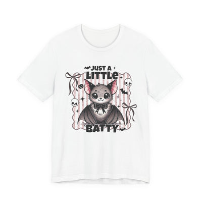 Cute Batty Halloween Tee, Funny Graphic Shirt, Spooky Shirt, Gift for Halloween, Bat Lover Tee