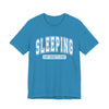 Sleeping Is My Favorite Sport Graphic Tee | Unisex Short Sleeve T-Shirt, Gift for Sleep Lovers, Casual Wear, Funny Sleep Shirt