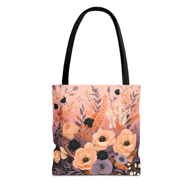 Floral Tote Bag, Stylish Reusable Shopper, Eco-Friendly Grocery Bag, Perfect Gift for Moms, Summer Beach Bag, Women’s Fashion Accessory