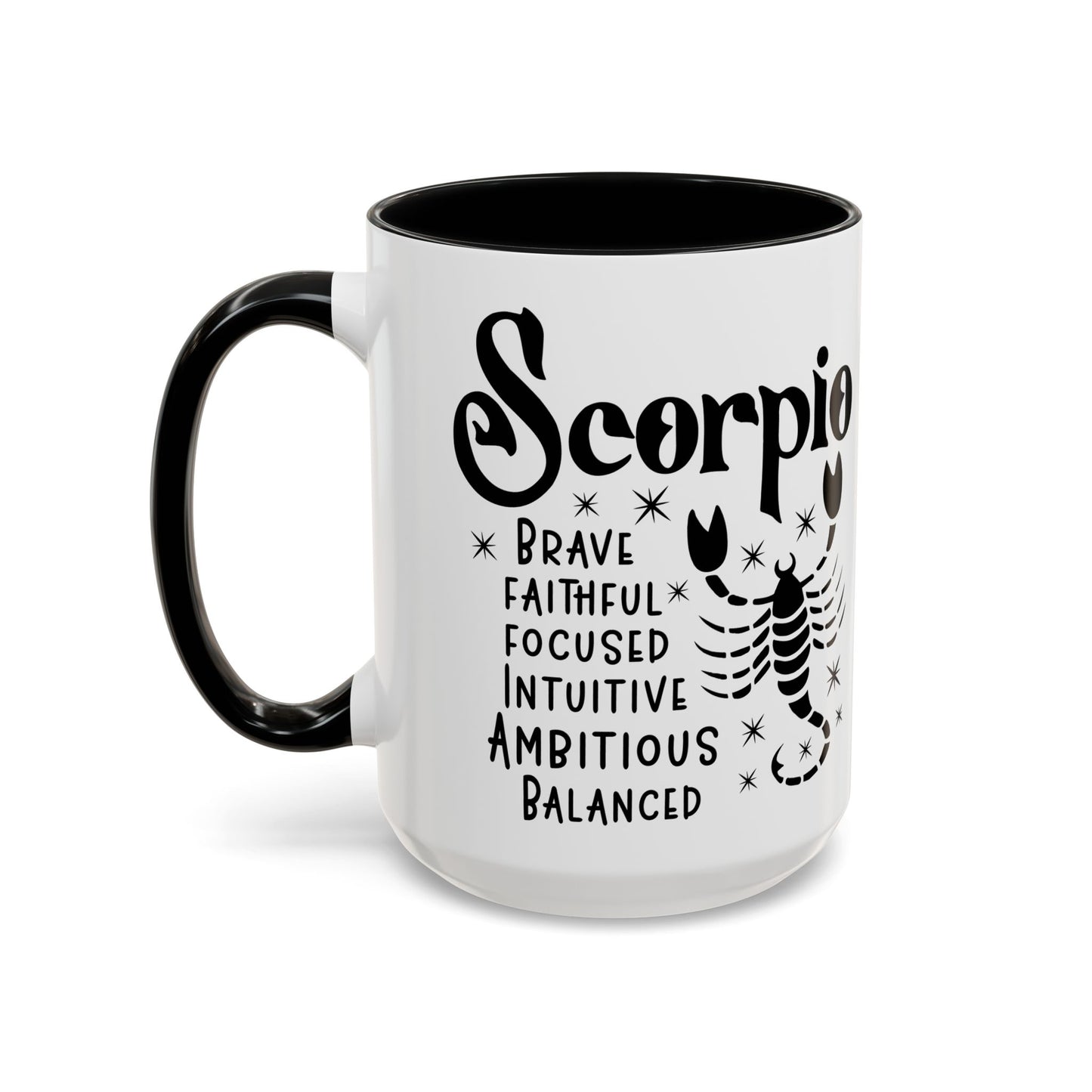 Scorpio Zodiac Sign Coffee Mug - Unique Horoscope Mug With Personality Traits