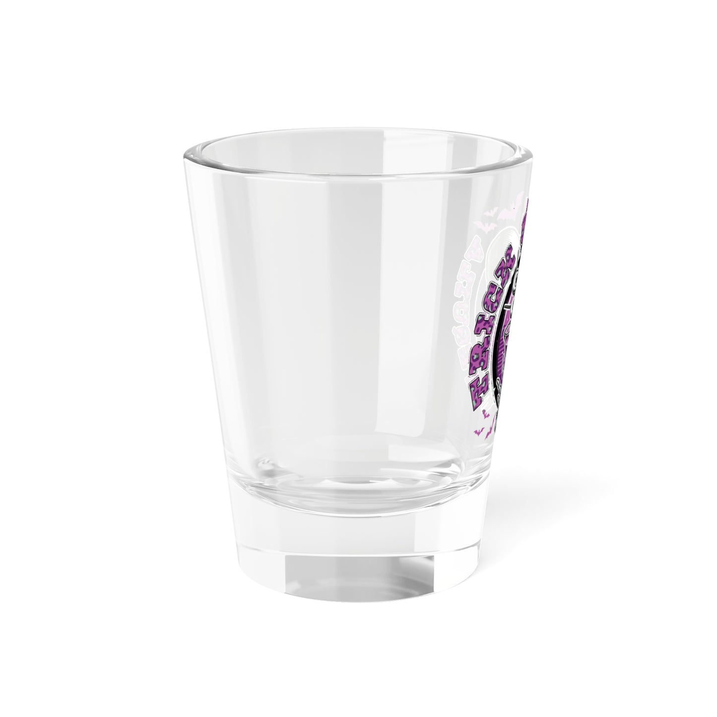 Halloween 1.5oz Shot Glass | Trick or Tequila | Skull Design for Parties, Trick or Treat, Unique Barware, Spooky Decor, Gift for Drink Lovers