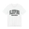 Sleeping Is My Favorite Sport Graphic Tee | Unisex Short Sleeve T-Shirt, Gift for Sleep Lovers, Casual Wear, Funny Sleep Shirt