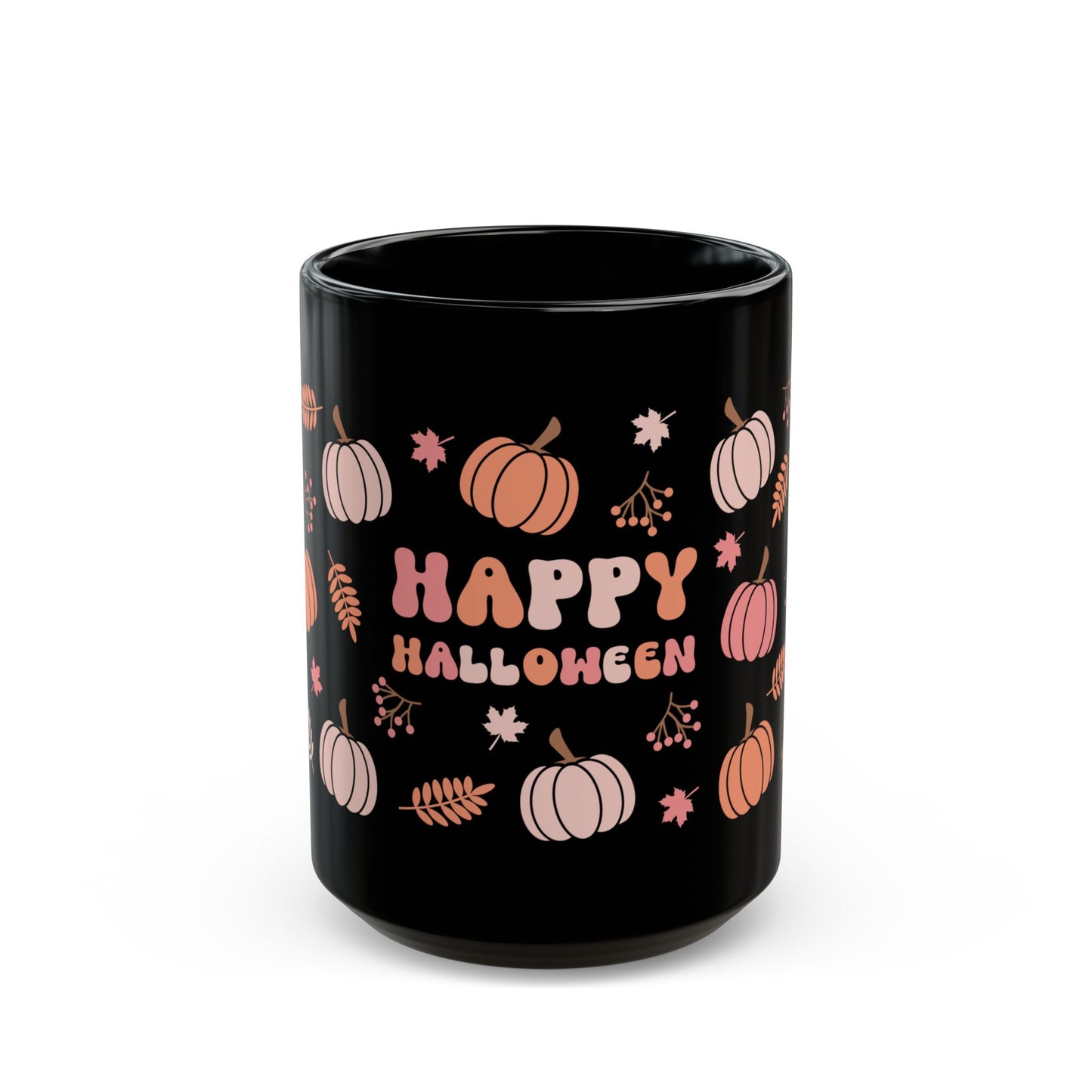 Halloween Pumpkin Mug, Holiday Drinkware, Gift for Fall, Coffee Cup, Seasonal Decor, Happy Halloween