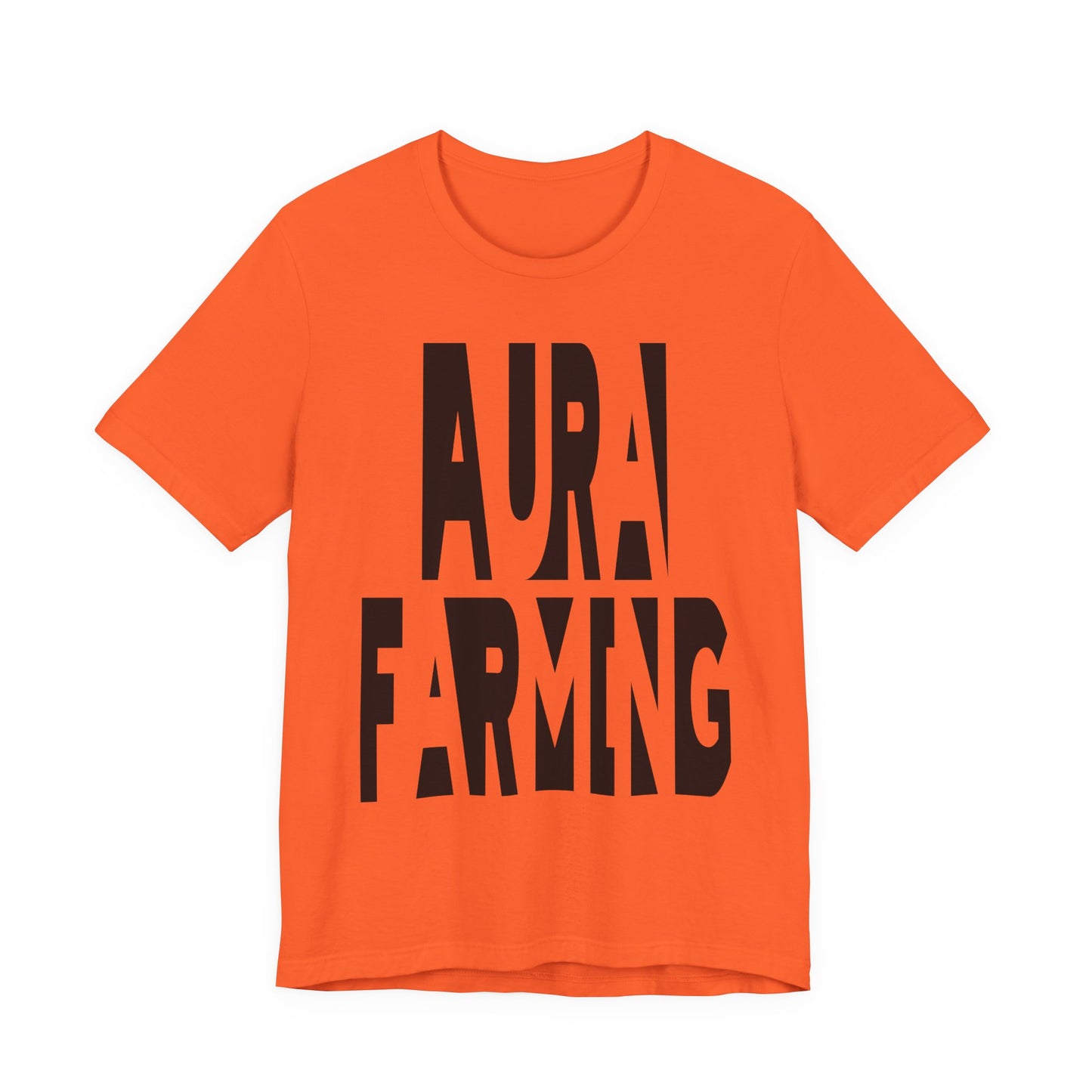 "Aura Farming" Unisex Adult Jersey Knit Short Sleeve T-Shirt Shirt