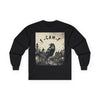 Gothic Raven F-CAW-F Crow Long Sleeve Tee – Alternative Fashion, Perfect for Halloween, Unisex Style