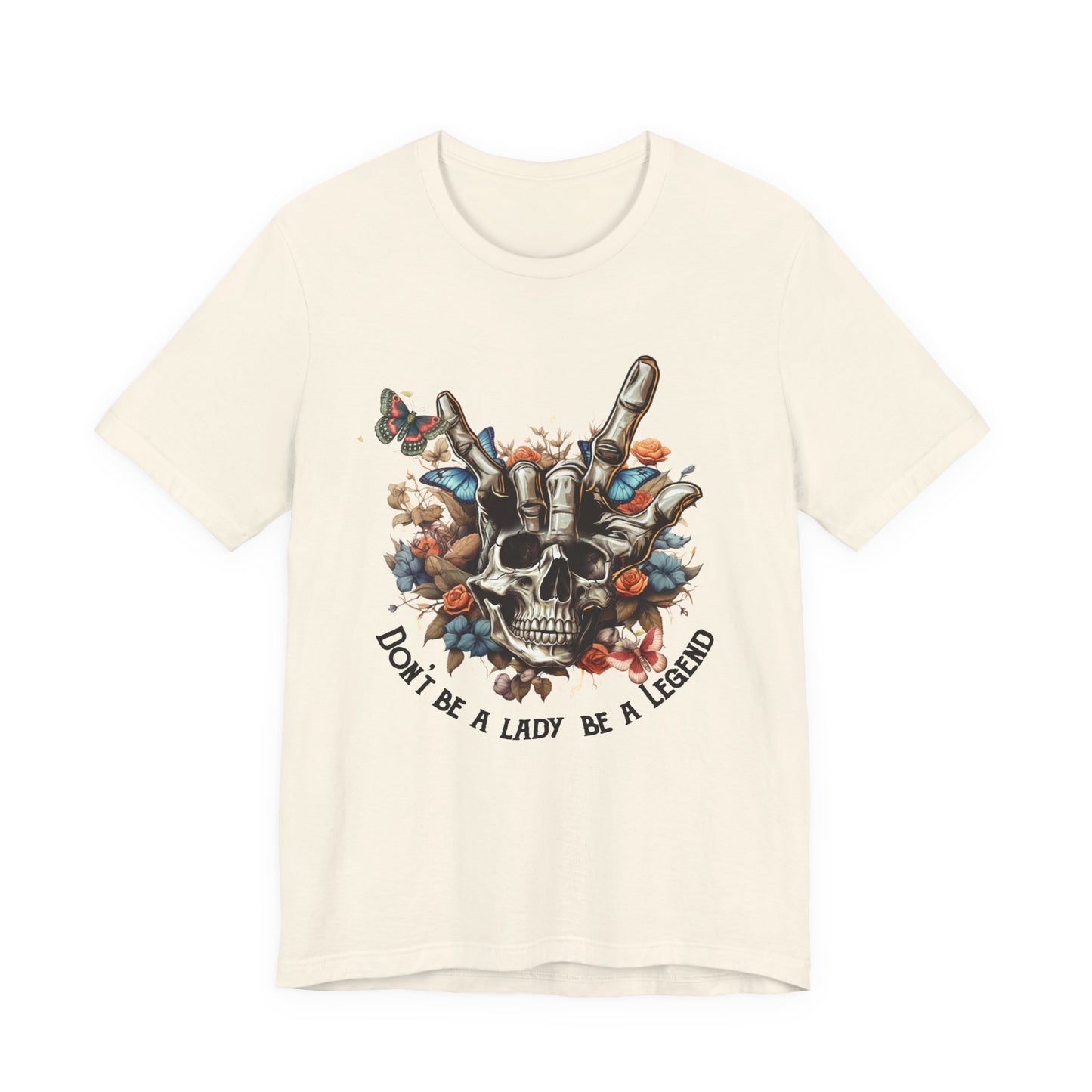 Legendary Skull Graphic Tee | Unisex Short Sleeve T-Shirt, Alternative Fashion, Edgy Apparel, Gift for Her, Statement Tee