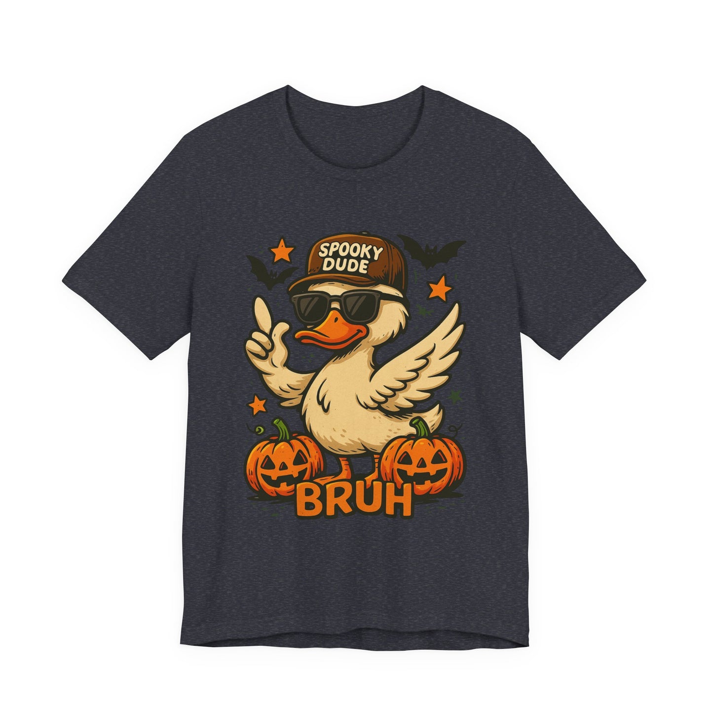 Spooky Dude Duck Tee - Fun Halloween T-Shirt, Unisex Graphic Shirt, Casual Wear, Halloween Costume, Gifts for Friends