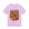 Happy Fall Pumpkin Graphic Tee | Unisex Short Sleeve T-Shirt, Autumn Tee, Seasonal Apparel, Thanksgiving Gift, Cozy Fall Vibes, Graphic Tee, Pumpkin Shirt