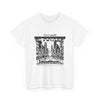 City Heat Graphic Tee | Black & White Urban Skyline T-Shirt