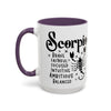 Scorpio Zodiac Sign Coffee Mug - Unique Horoscope Mug With Personality Traits