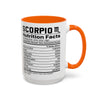 Scorpio Zodiac Sign Coffee Mug - Unique Horoscope Mug With Personality Traits