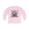 Haunted House Long Sleeve Tee – Witchy Fashion, Perfect for Halloween, Gift for Witches, Casual Outfit, Unisex Style
