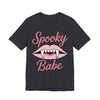Spooky Babe Tee - Unisex Jersey Short Sleeve T-Shirt, Halloween Outfit, Casual Wear, Gift for Her, Graphic Tee