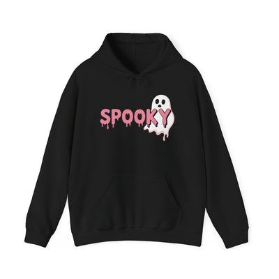 Spooky Ghost Hoodie - Unisex Heavy Blend Hooded Sweatshirt for Halloween, Fall Vibes, Cozy Wear, Casual Gift, Haunted House Fun