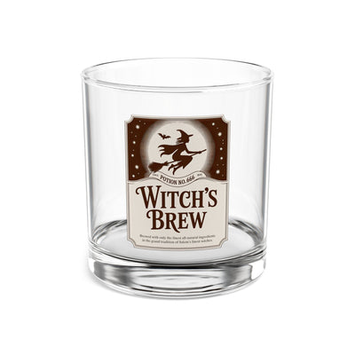 Witch's Brew Rocks Glass, Unique 10oz Glassware for Halloween Lovers, Witchy Home Bar Decor