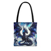 Mystical Dragon Tote Bag, Fantasy Art Bag, Dragon Lover Gift, Unique Shopping Bag, Perfect for Holidays