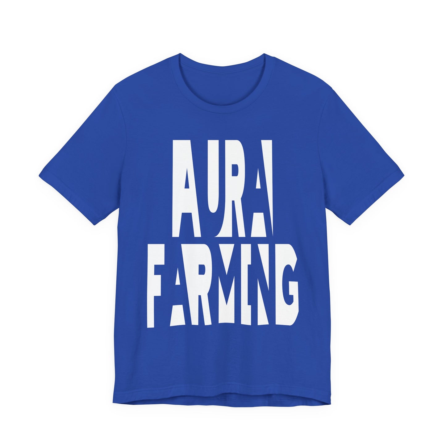 "Aura Farming" Unisex Adult Jersey Knit Short Sleeve T-Shirt Shirt