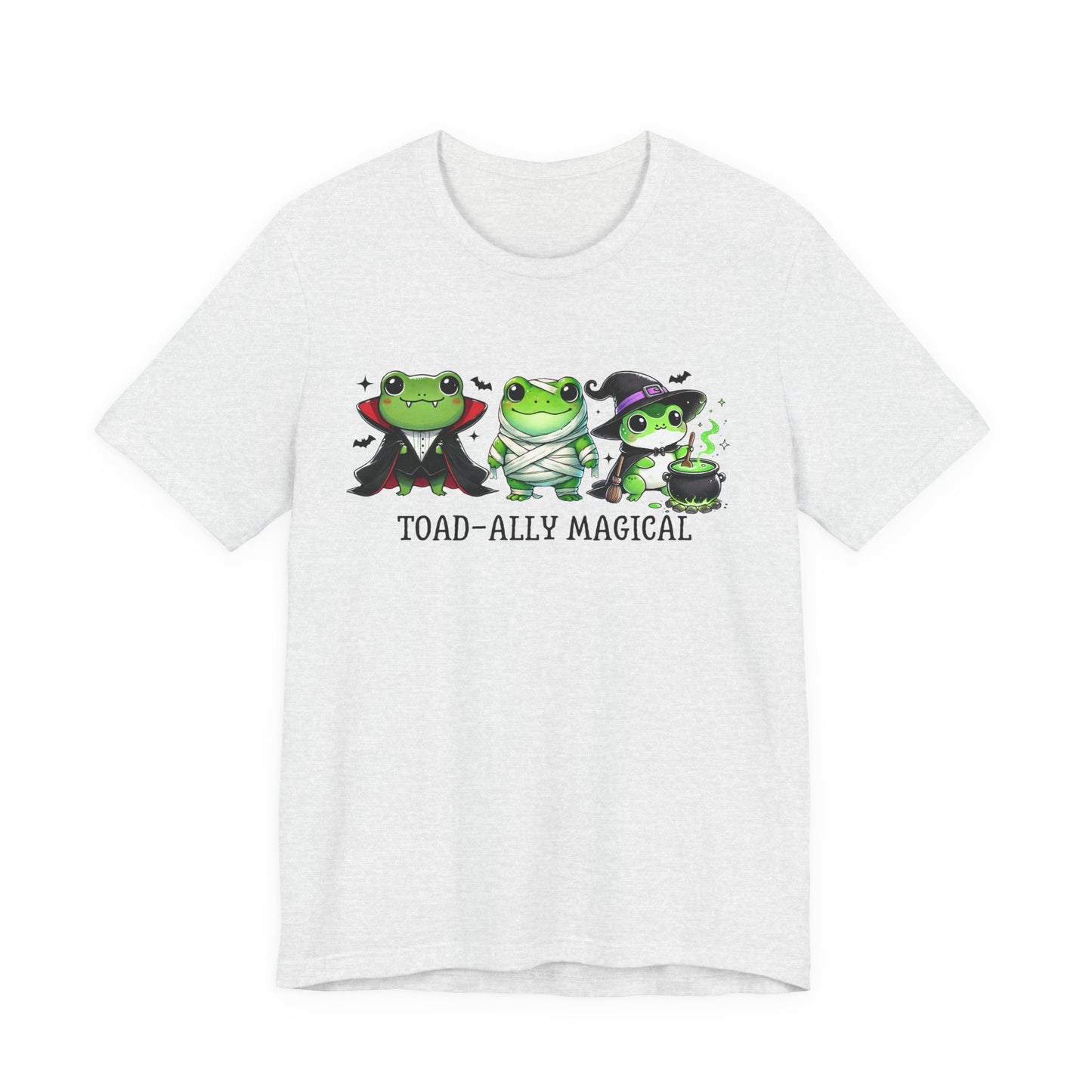 Toad-ally Magical Unisex Tee | Fun Frog Graphic Shirt for Halloween, Gifts, Everyday Wear, Unisex Casual Wear