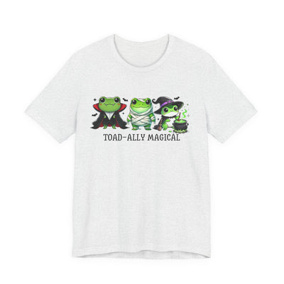 Toad-ally Magical Unisex Tee | Fun Frog Graphic Shirt for Halloween, Gifts, Everyday Wear, Unisex Casual Wear