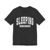 Sleeping Is My Favorite Sport Graphic Tee | Unisex Short Sleeve T-Shirt, Gift for Sleep Lovers, Casual Wear, Funny Sleep Shirt