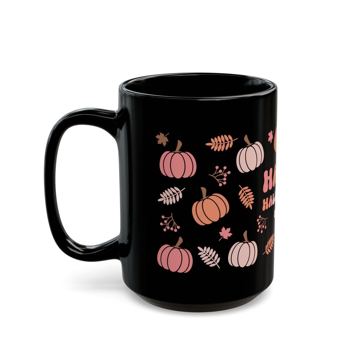 Halloween Pumpkin Mug, Holiday Drinkware, Gift for Fall, Coffee Cup, Seasonal Decor, Happy Halloween