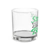Stoned to the Bone 10oz Rocks Glass | Gift for Stoners, Unique Barware, 420 Celebration, Crossfaded Cocktail Glass
