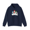 Snowman Family Hoodie | Christmas Festive Holiday Hooded Sweatshirt