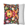 Gingerbread Girl Holiday Christmas Pillowcase | Holiday Decorative Throw Pillow Cover COVER ONLY