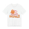 Happy Halloween Ghost T-Shirt, Unisex Tee, Spooky Season Shirt, Fall Holiday Apparel, Halloween Costume Top