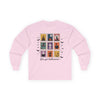 Halloween Stamps Long Sleeve Tee, Spooky Shirt, Fall Fashion, Unisex Ghost Tee, Halloween Costume, Halloween Party Shirt, Autumn Apparel