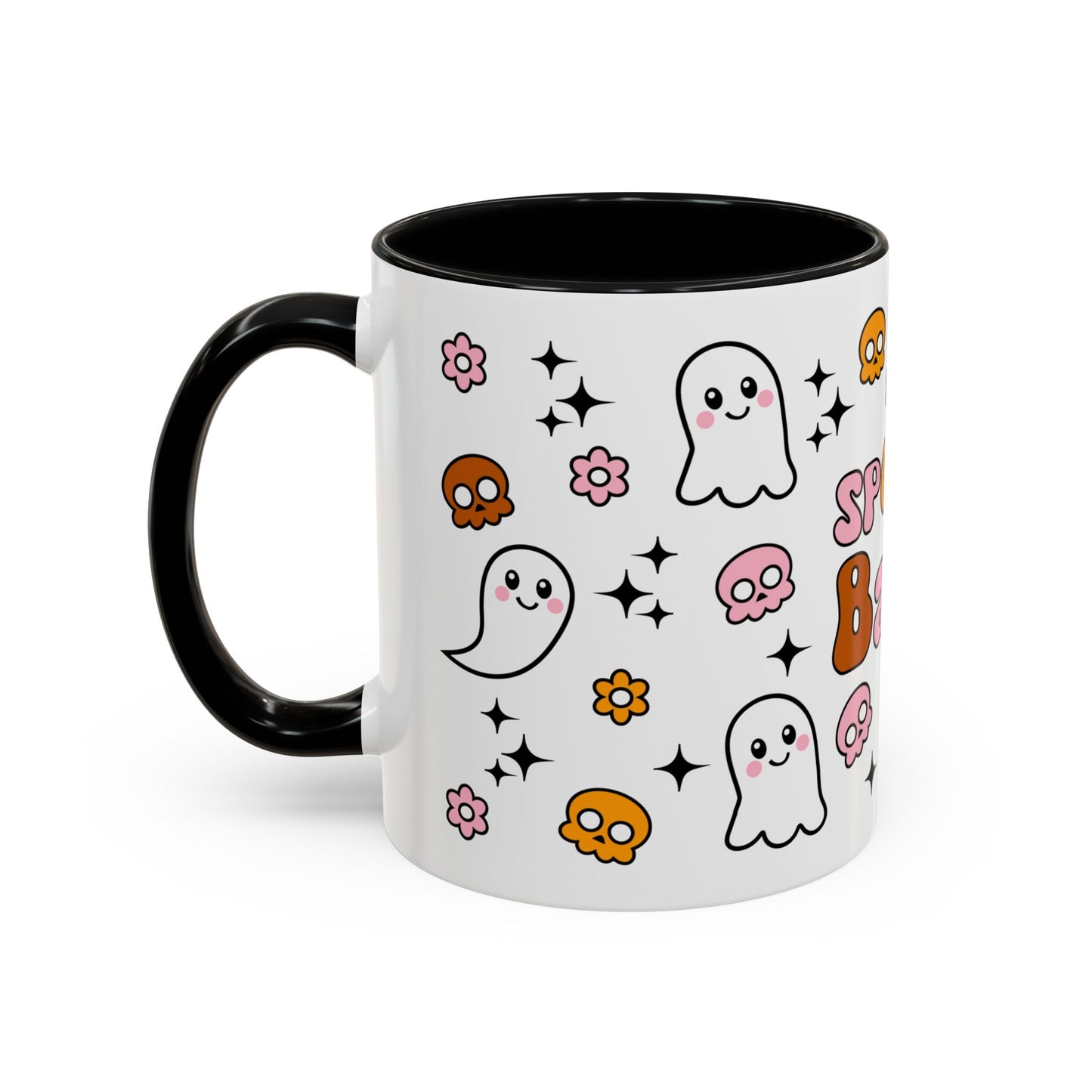 Spooky Babe Coffee Mug | Halloween Mug, Cute Ghost Mug, Funny Gift, Ghostly Coffee Cup