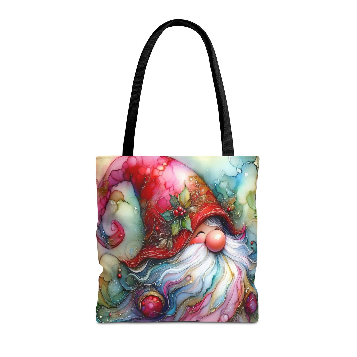 Gnome Christmas Tote Bag | Festive Holiday Gift & Shopping Bag