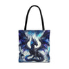 Mystical Dragon Tote Bag, Fantasy Art Bag, Dragon Lover Gift, Unique Shopping Bag, Perfect for Holidays