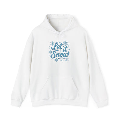 Let It Snow Hoodie | Christmas Festive Holiday Hooded Sweatshirt