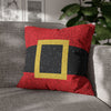 Santa Belt Decorative Christmas Pillowcase | Holiday Decorative Throw Pillow Cover COVER ONLY