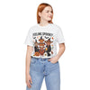 Feeling Spooky Halloween Cows Tee, Unisex Short Sleeve Shirt, Fall Apparel, Halloween Costume, Gift for Pet Lovers