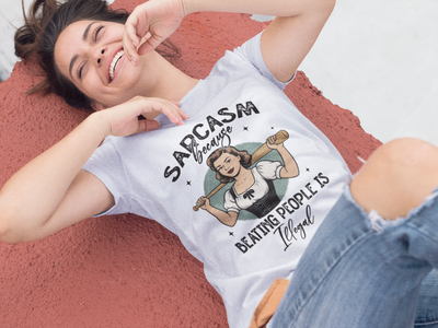 Sarcasm Tee: Funny Unisex Jersey Short Sleeve Shirt, Gift for Sarcasm Lovers, Humor T-Shirt, Casual Wear, Holiday Gifts