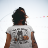 Dead Inside, But Festive Halloween Cat Tee, Dead Inside But Festive, Unisex Shirt, Fall Fashion, Halloween Party, Gift for Cat Lovers, Spooky Season