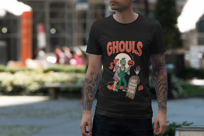 Ghouls Just Want To Have Fun Halloween Fun Unisex Tee with Ghouls Graphic, Perfect for Parties, Festivals, Gifts, Spooky Season, Everyday Wear