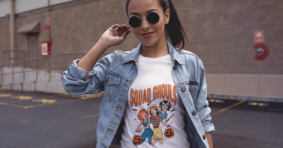 Squad Ghouls Tee Halloween Unisex T-Shirt, Cute Graphic Shirt, Fall Apparel, Fun Party Top, Halloween Costume T-Shirt