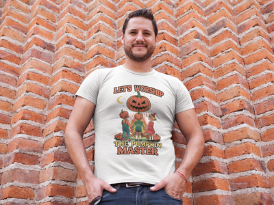 Halloween Pumpkin Master Tee, Unisex T-Shirt, Fall Fashion, Halloween Costume, Spooky Season Shirt, Trick or Treat Apparel