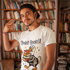 Spookily Bookish Tee, Perfect for Book Lovers, Great Gift for Halloween, Tees for Casual Wear, Quirky Duck Design