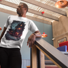 Spooky Halloween Haunted House Tee, Unisex Short Sleeve Shirt, Haunted House Graphic T-Shirt, Halloween Costume Top, Fall Festival Attire
