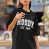 Moody EST. 7AM Graphic Tee | Unisex Short Sleeve T-Shirt, Relaxed T-Shirt for Comfy Days, Perfect Gift for Coffee Lovers, Mood & Vibe Shirt, Casual Wear