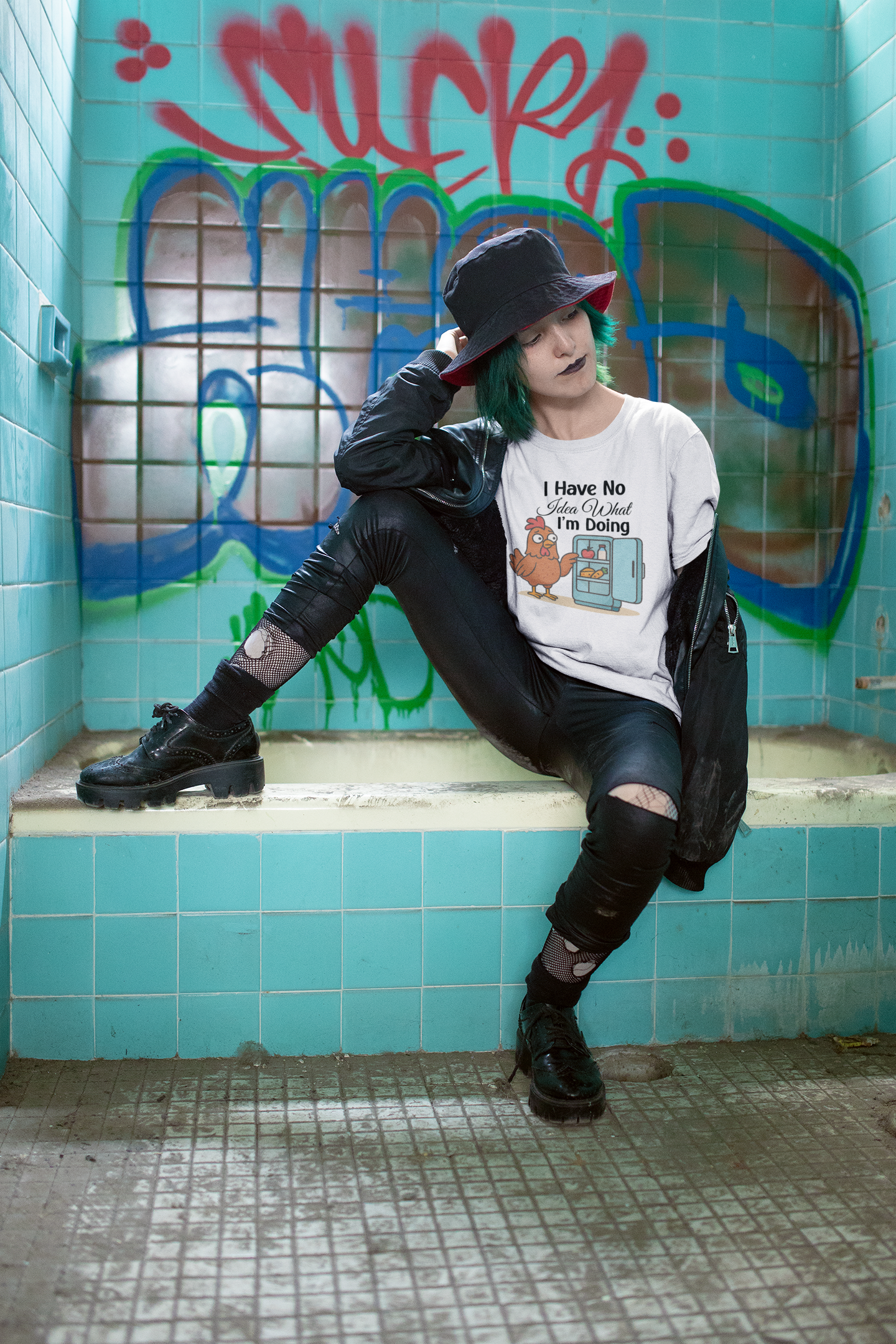 I Have No Idea What I'm Doing | Funny Chicken Unisex Short Sleeve Tee, Gift for Animal Lovers, Casual Wear T-Shirt, Humorous Apparel Shirt