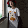 Halloween Ghost & Cat Graphic Tee | Unisex Short Sleeve T-Shirt, Cute Ghost Tee, Spooky Season Apparel, Fall Festivity Clothing