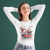 Funny Christmas Unisex Long Sleeve Tee - "I'm Fine, It's Fine, Just Having a Meltdown" | Christmas Shirt, Holiday Wear, Funny Snowman Shirt